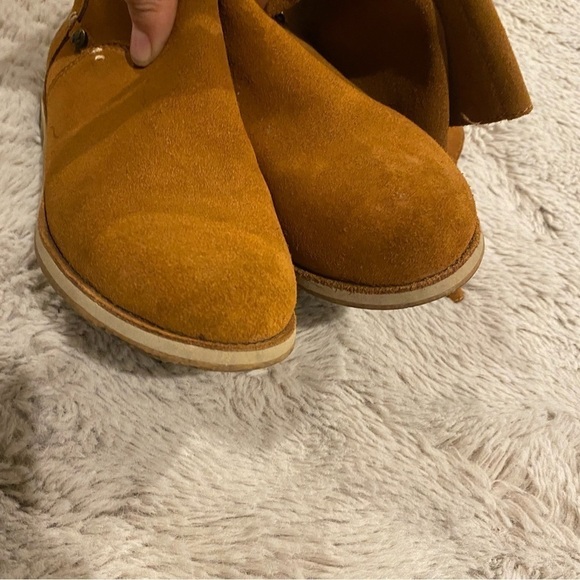 Reef Girls chestnut brown suede boots 5 - Picture 3 of 6